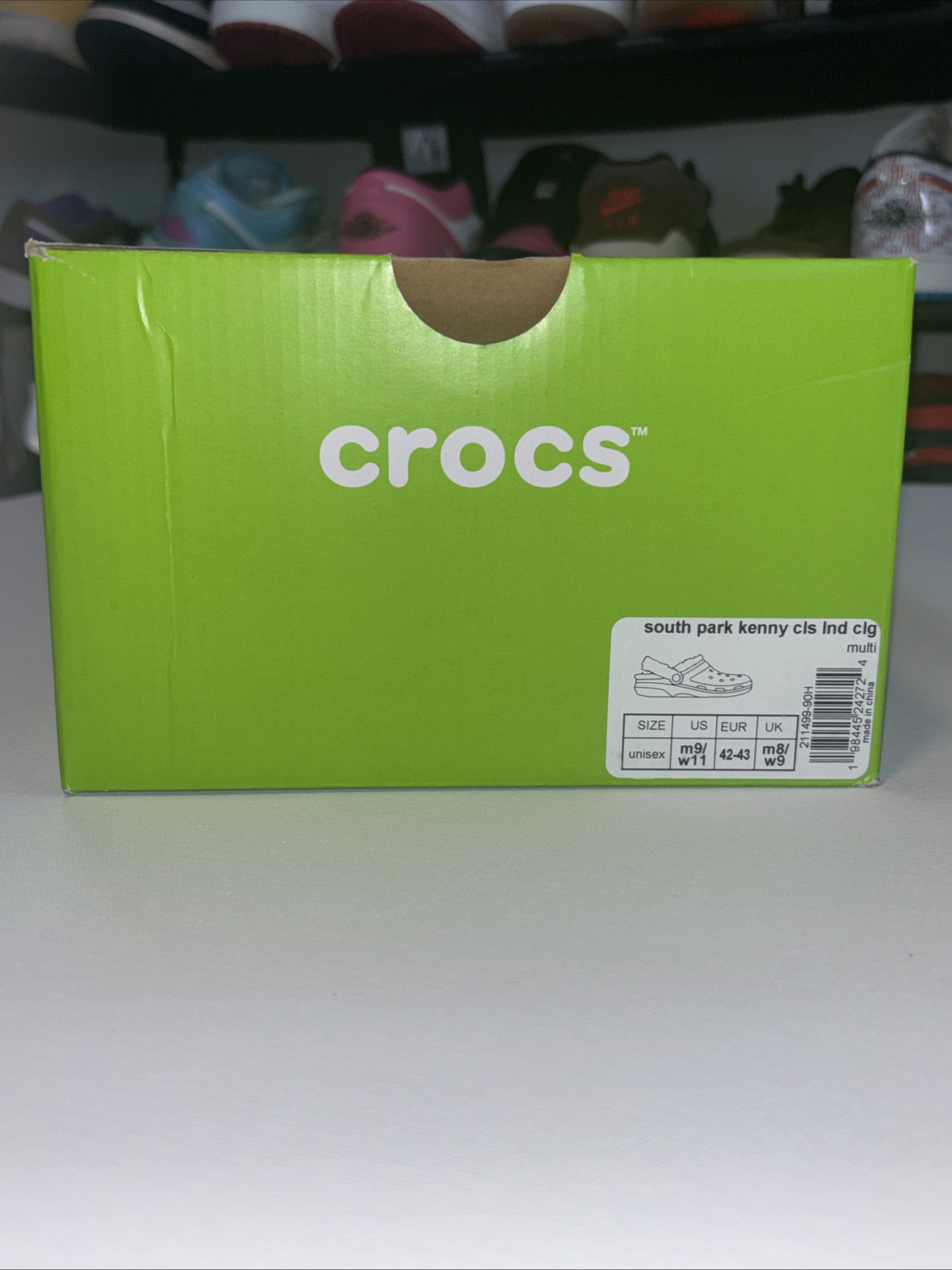 Crocs Crocs South Park Kenny Classic Lined Clog 211499-90H Size 9M / 11W in Orange / Lined Brown
